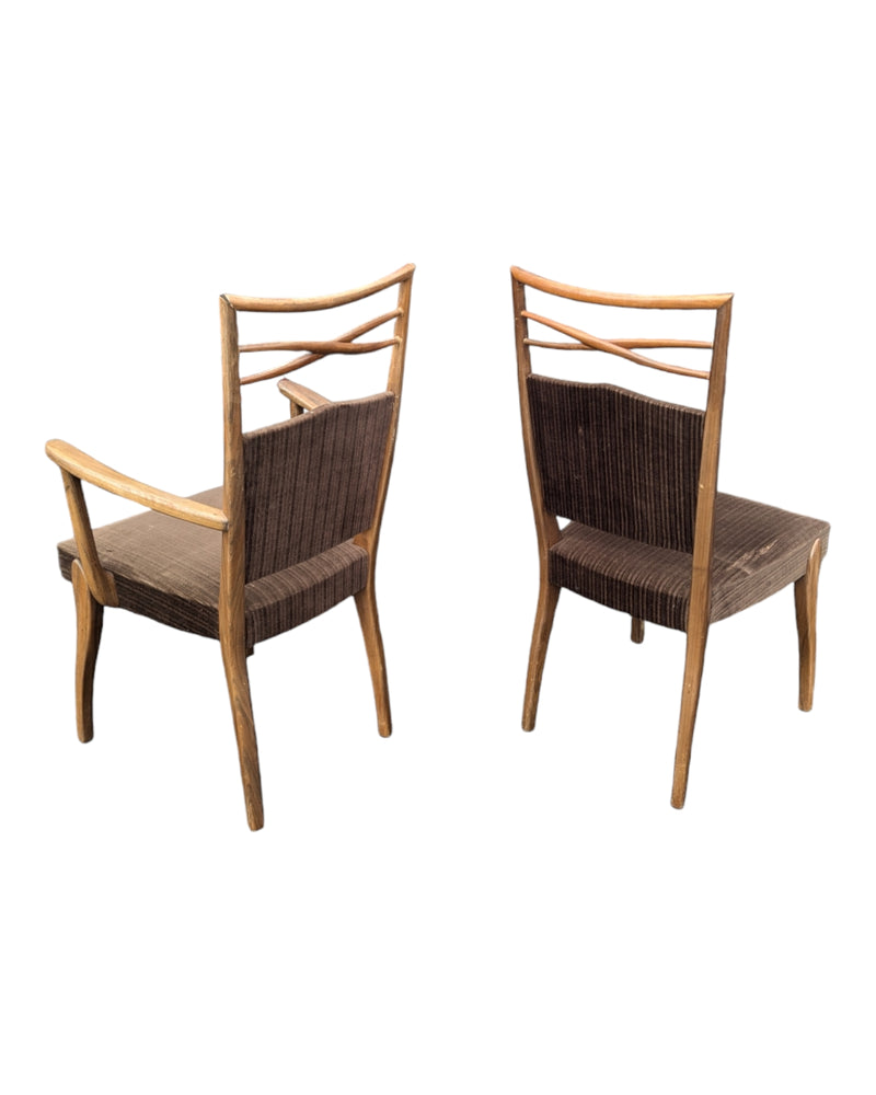 Pre order - Authentic Zoureff dining chairs X 8