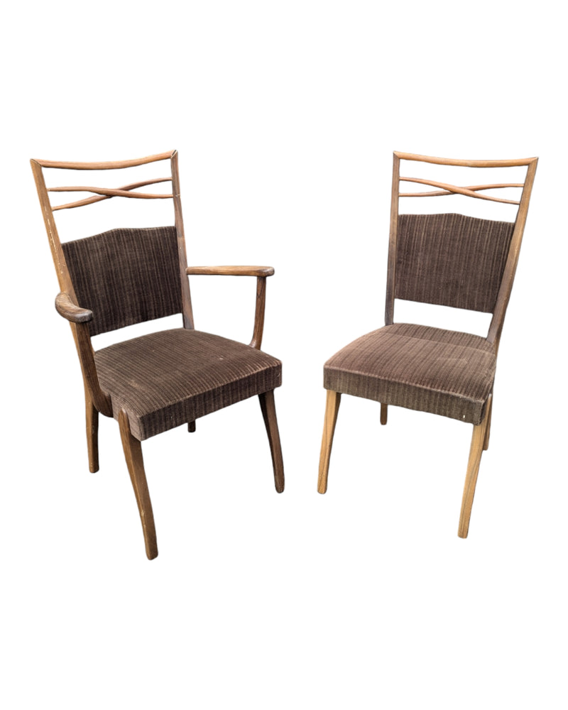 Pre order - Authentic Zoureff dining chairs X 8