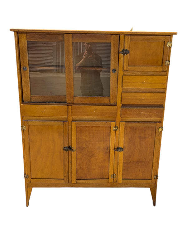 Restoration of antique cabinet