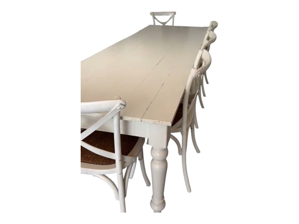 Restoration of antique dining table