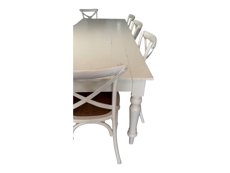 Restoration of antique dining table