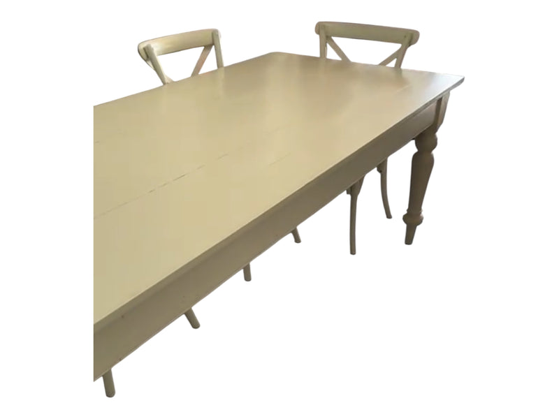 Restoration of antique dining table