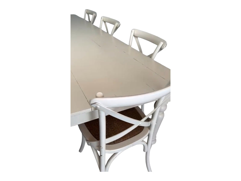 Restoration of antique dining table
