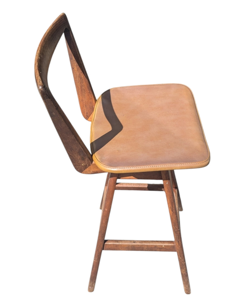Restoration of original 1970s TH brown stools X 4