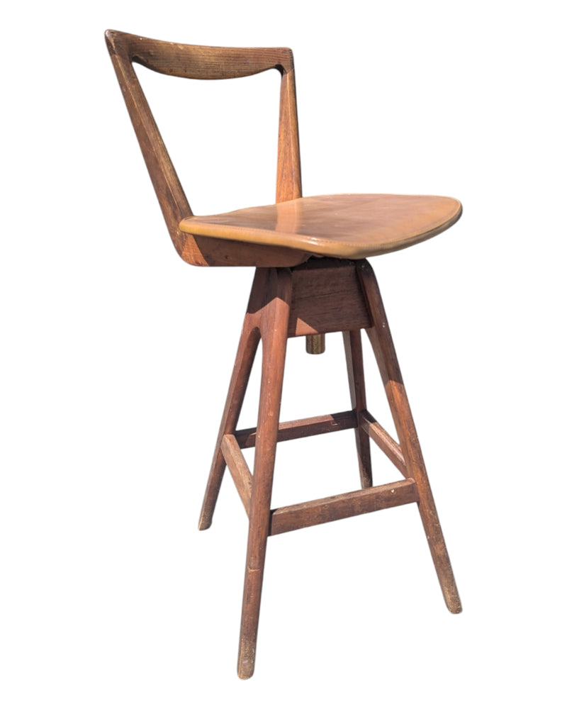 Restoration of original 1970s TH brown stools X 4