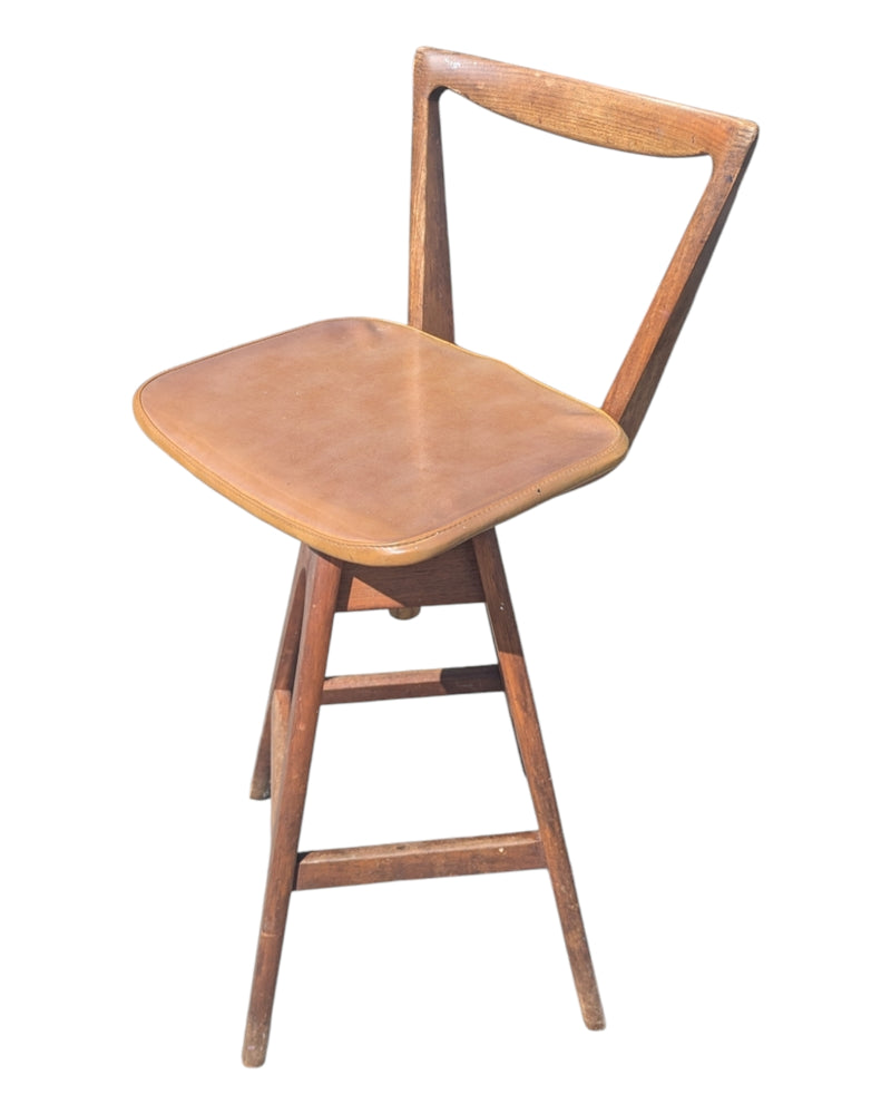 Restoration of original 1970s TH brown stools X 4