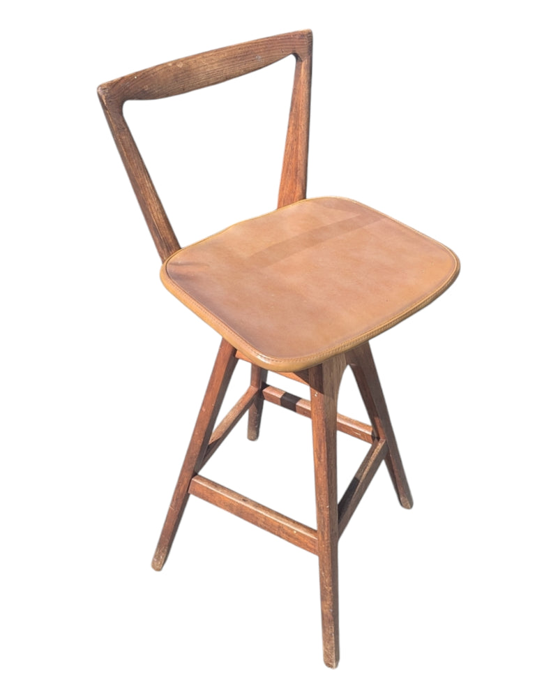 Restoration of original 1970s TH brown stools X 4