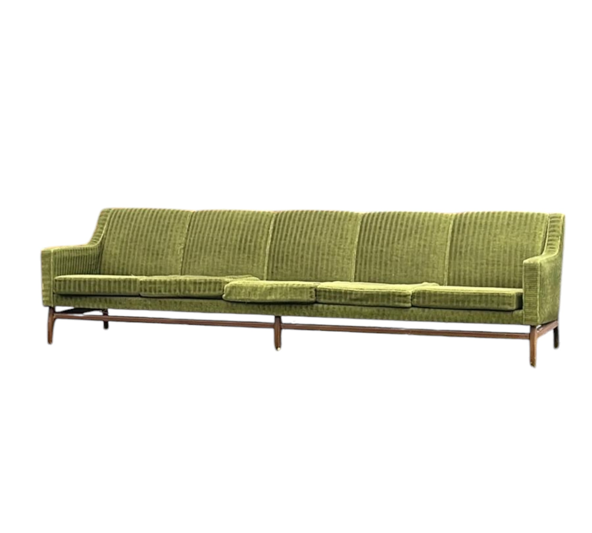 Pre order - Authentic Rudowski couch 2.8m long 1960s original green fa ...