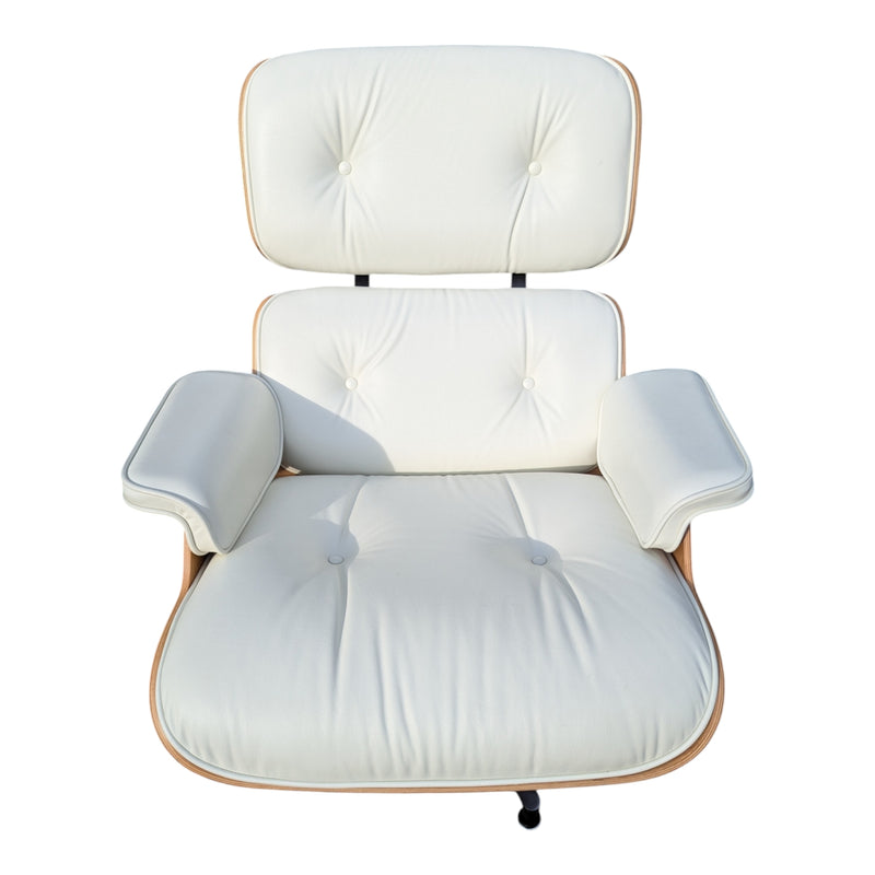 Original Charles Eames chairs with ottoman Herman Miller 2022 Tall model white oak