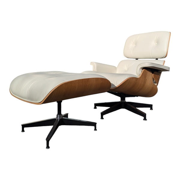 Original Charles Eames chairs with ottoman Herman Miller 2022 Tall model white oak