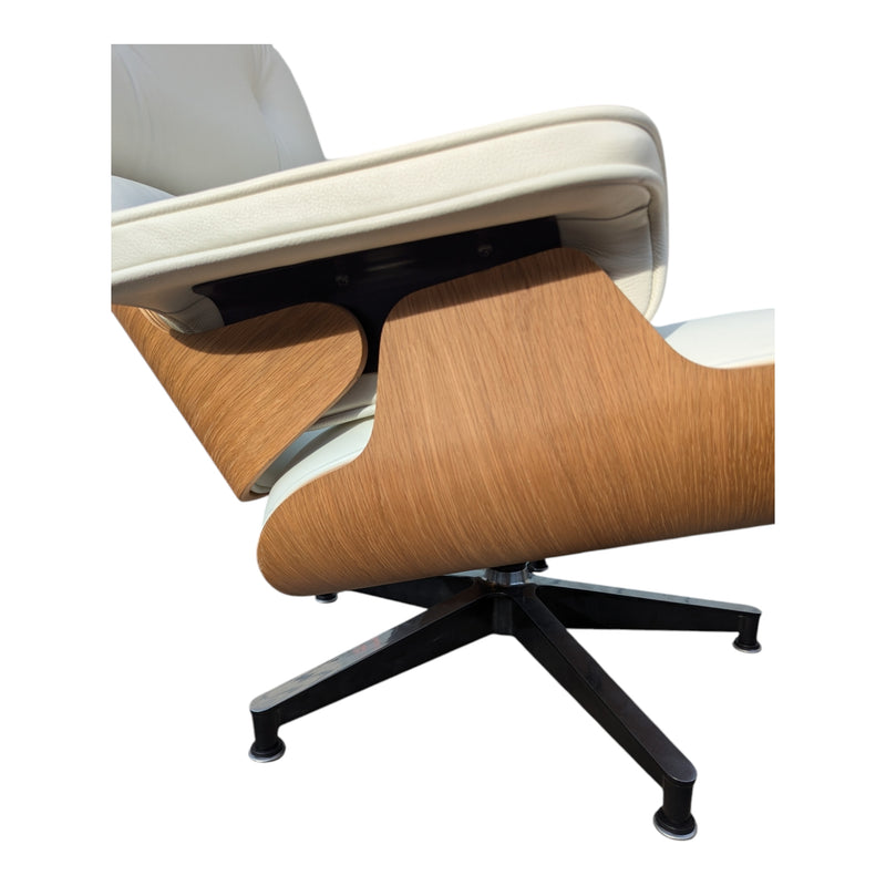 Original Charles Eames chairs with ottoman Herman Miller 2022 Tall model white oak