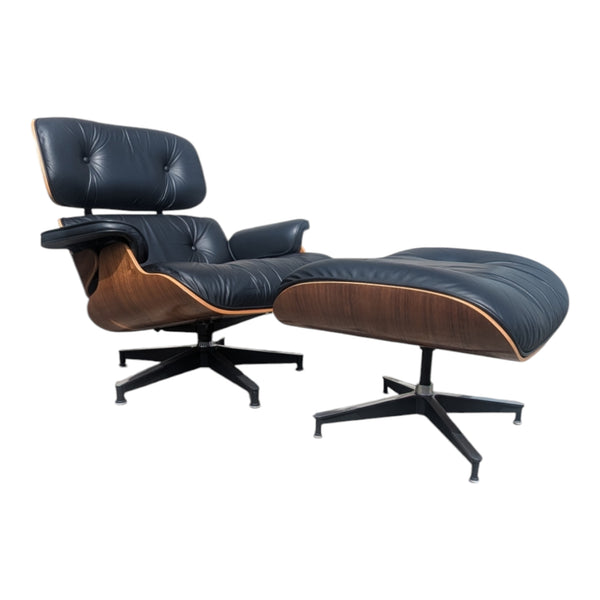 Restoration of original Charles Eames chairs and ottoman Herman Miller 2000s model