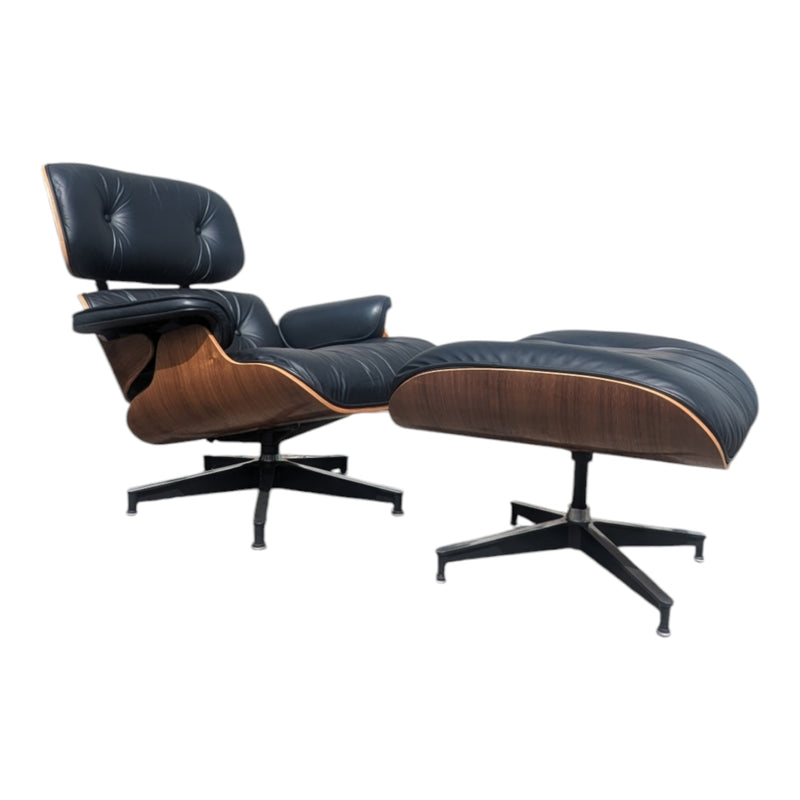 Restoration of single original Charles Eames chairs with ottoman Herman Miller
