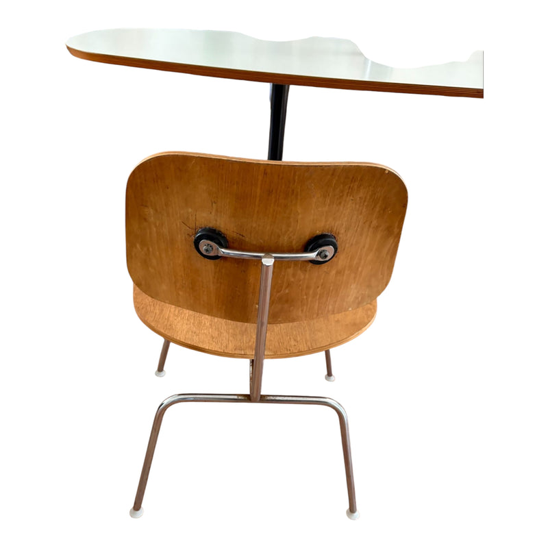 Restoration of original Eames Moulded Plywood DCM Dining Chairs with Metal Base