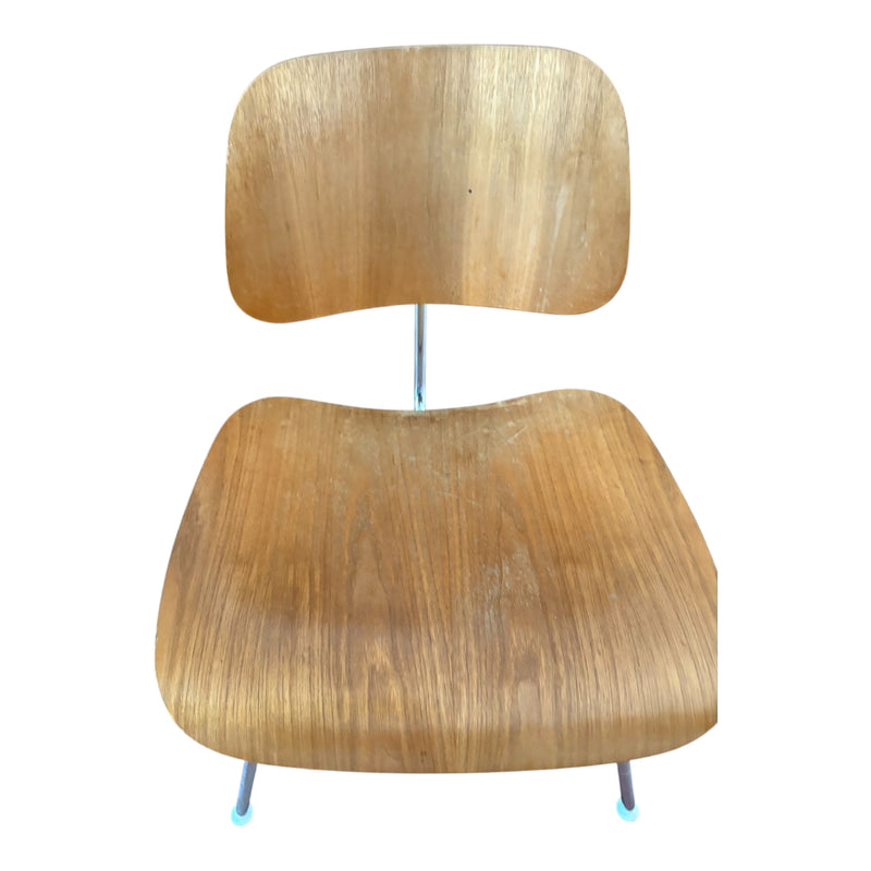 Restoration of original Eames Moulded Plywood DCM Dining Chairs with Metal Base