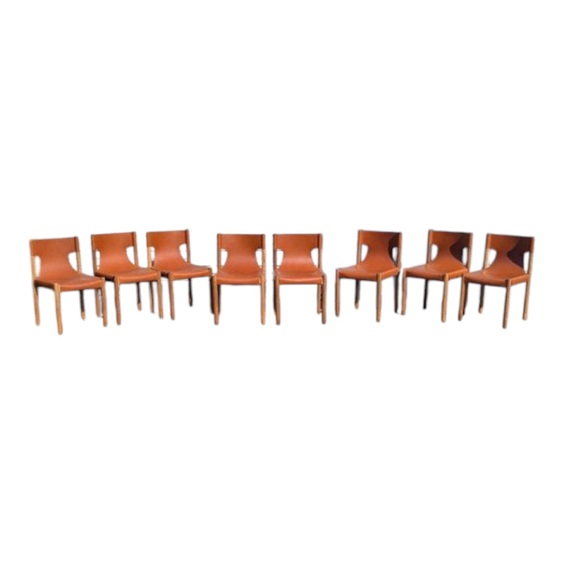 Authentic Flervilla dining chairs choose your own leather