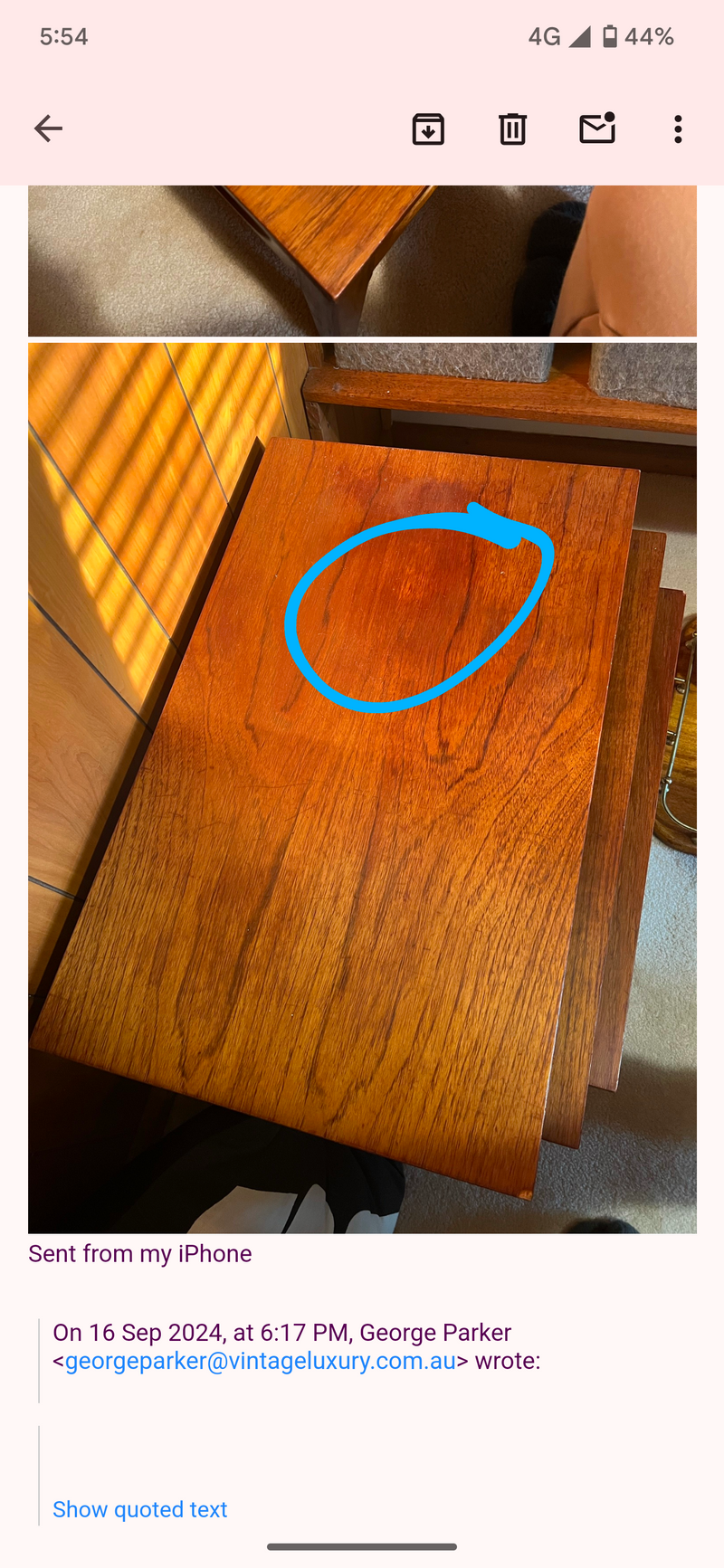 Restoration of mid century items