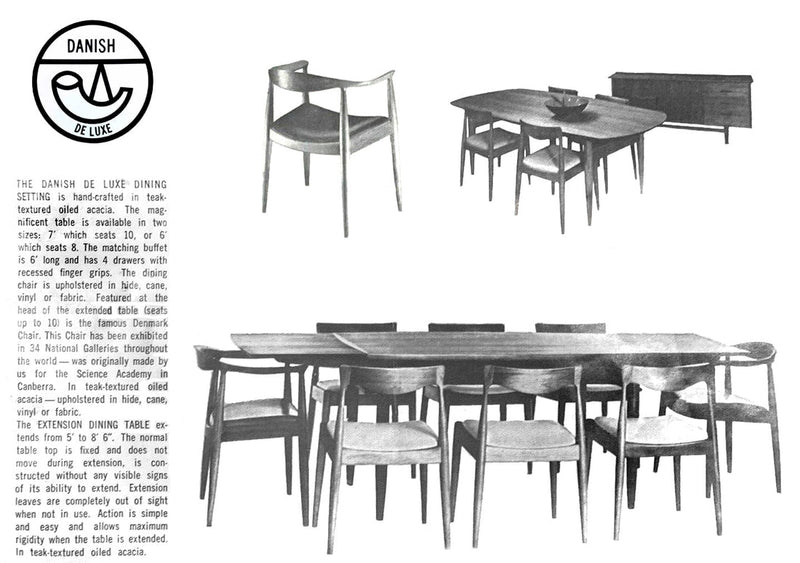 Pre order - Original 1960s "the chair" by Danish Deluxe design Hans Wegner sewing X 6