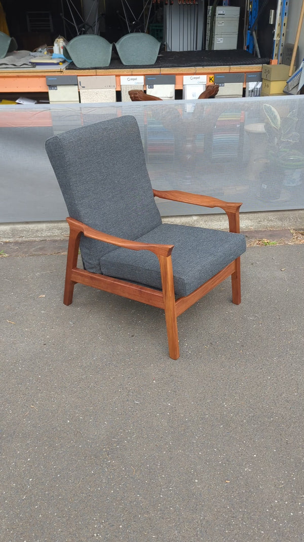 Restoration of mid century chair spring