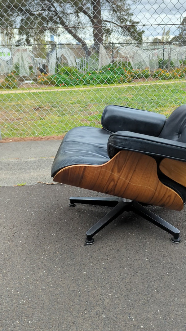 Restoration pair of Eames chairs replica