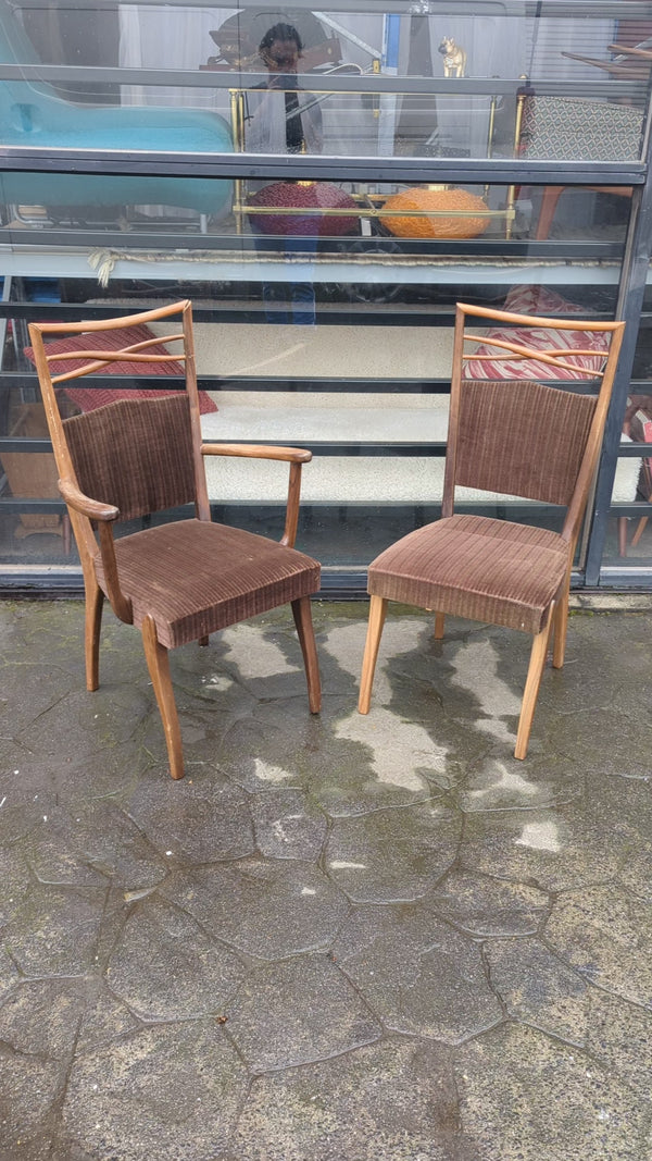 Pre order - Authentic Zoureff dining chairs X 8