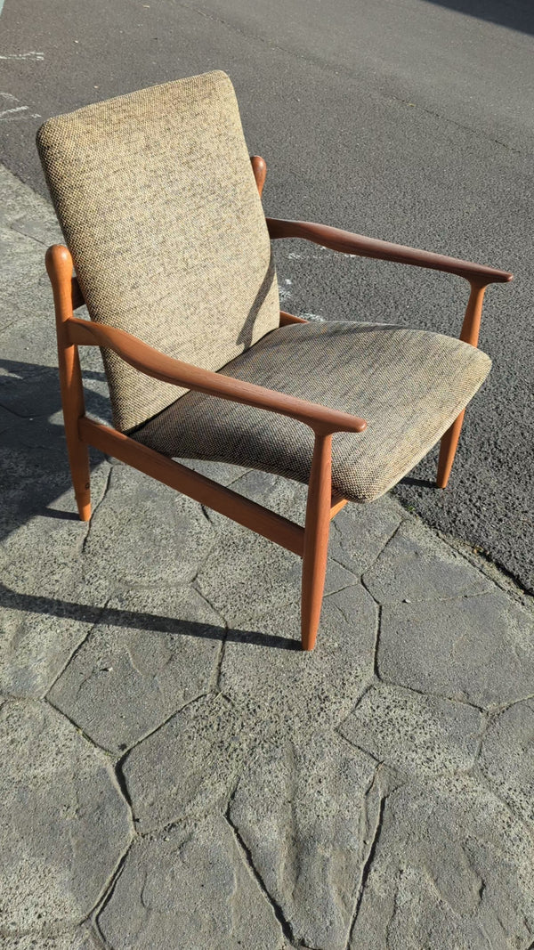 Parker executive conversation chair restored teak rare