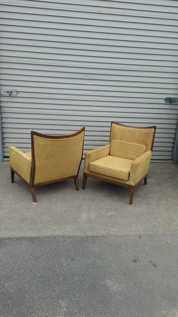 Pre order - Pair of MCM armchairs tbc maker