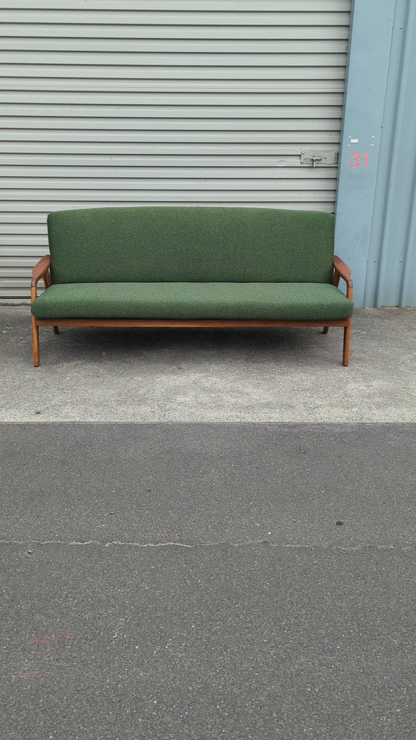 Original Danish Deluxe Noga sofa day bed couch restored