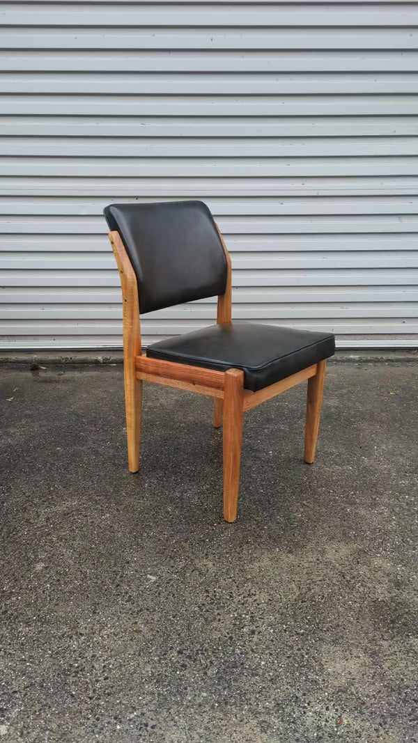 Pre -order currently under restoration - Original Wrightbilt chocolate brown dining chairs set of 6 fully restored chose your own fabric
