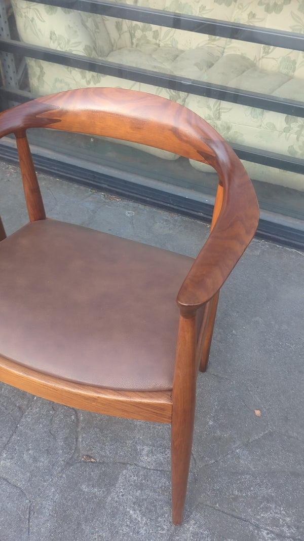 Pre order - Danish Deluxe dining chairs set of 10 fully restored MCM Hans Wegner chair carvers pair