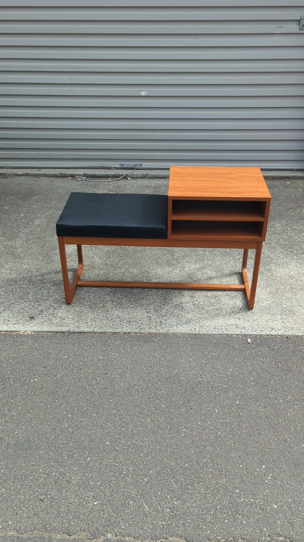 Pre - order - Authentic Parker telephone table seat teak
