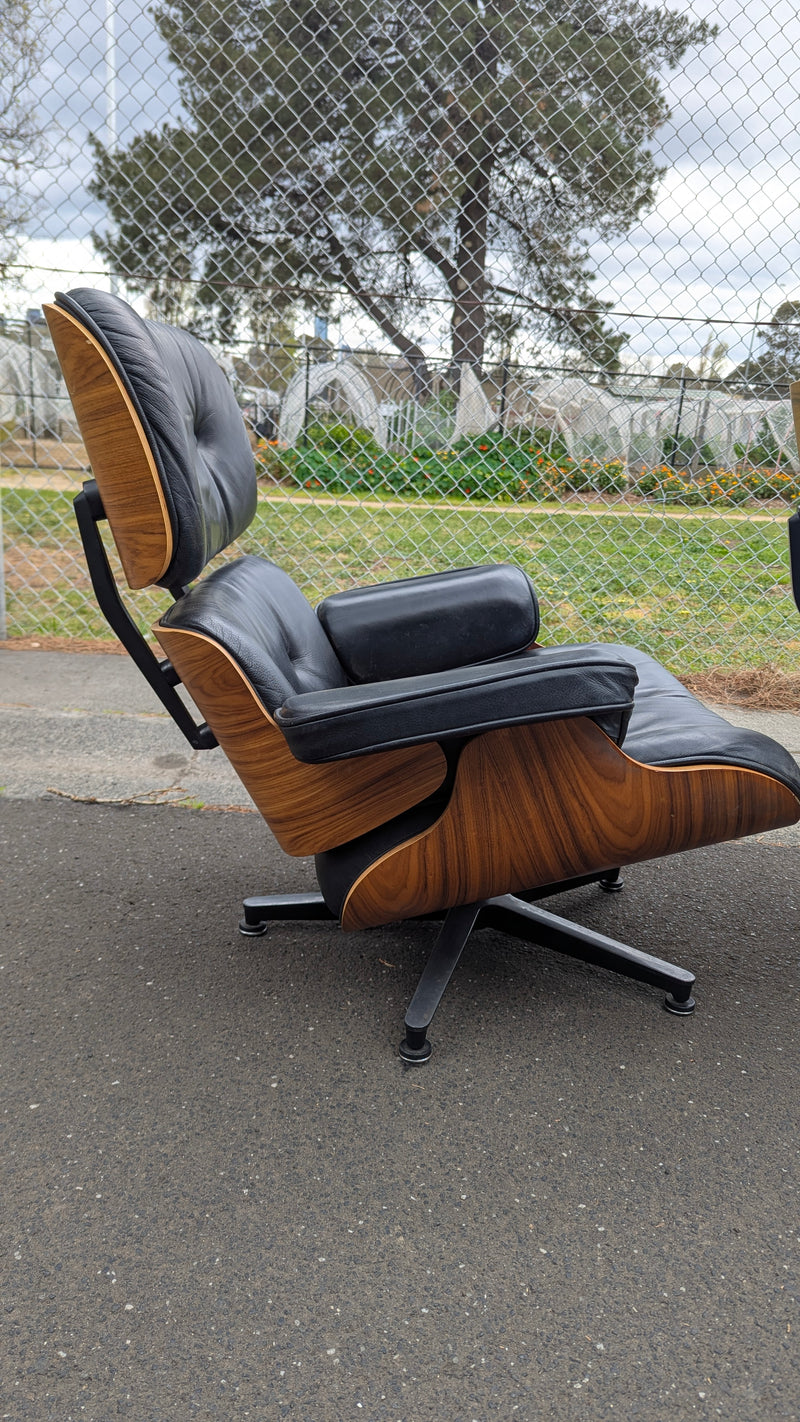 Restoration pair of Eames chairs replica