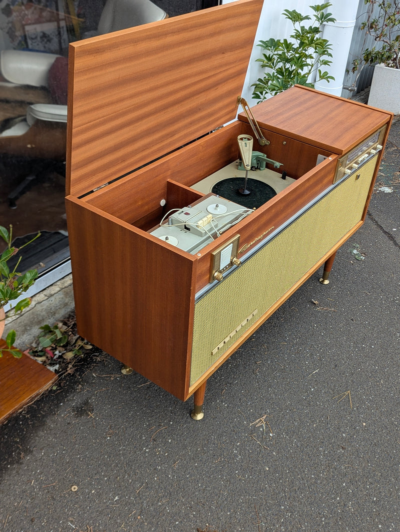 Retro Radiogram Console Philips Radiogram mid century restored RF1 model sideboard – Vintage Luxury