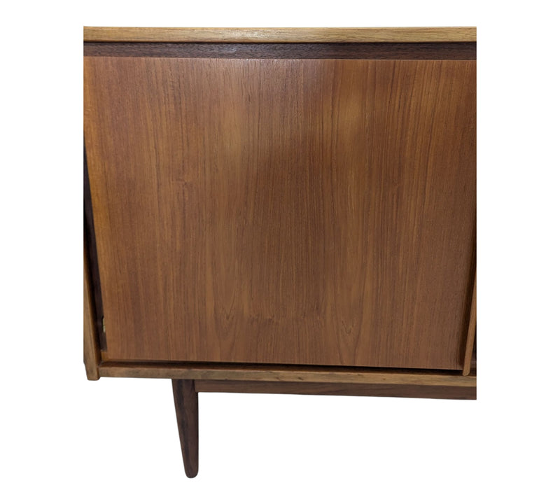 Pre - order: Authentic Parker sideboard lip 3 door 1960s teak buffet restored mcm credenza