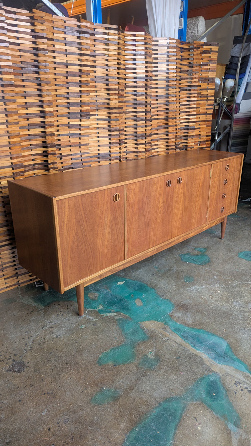 Pre order - Parker Sideboard Authentic Nordic 1960s “Cats Eyes” Vintage teak MCM 4 door version