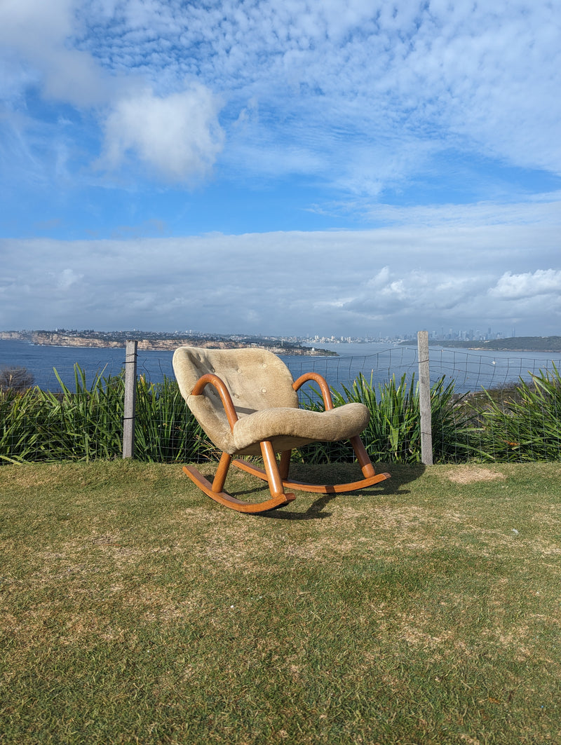 Arnold Masden clam rocking chair 1960s original genuine