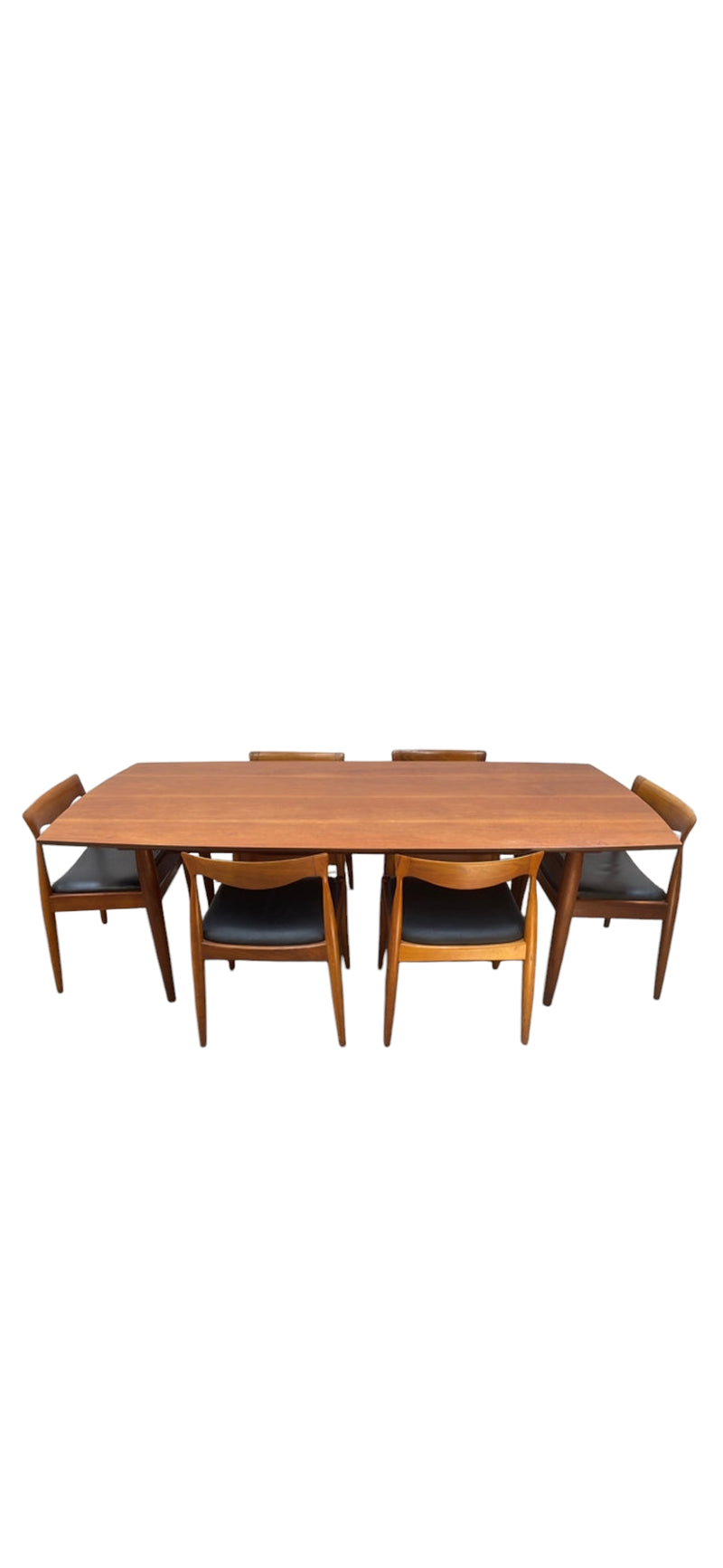 Construction of custom made Mid Century Dining Table Danish Deluxe design