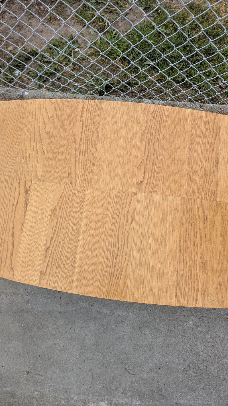 Vintage Ikea Stockholm coffee table oak refinished restored