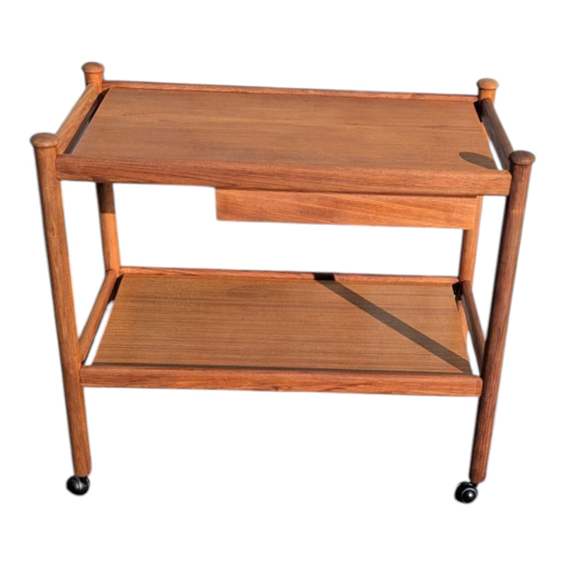 Authentic Genuine Bar Tea Trolley Parker 1960s MCM furniture