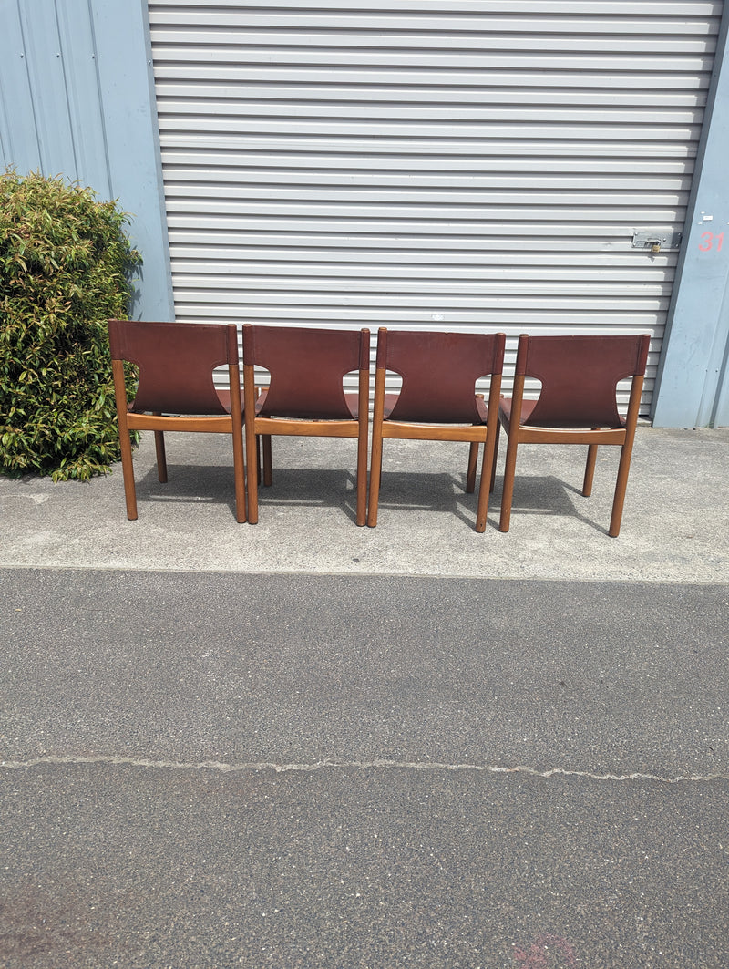 Authentic Flervilla dining chairs choose your own leather