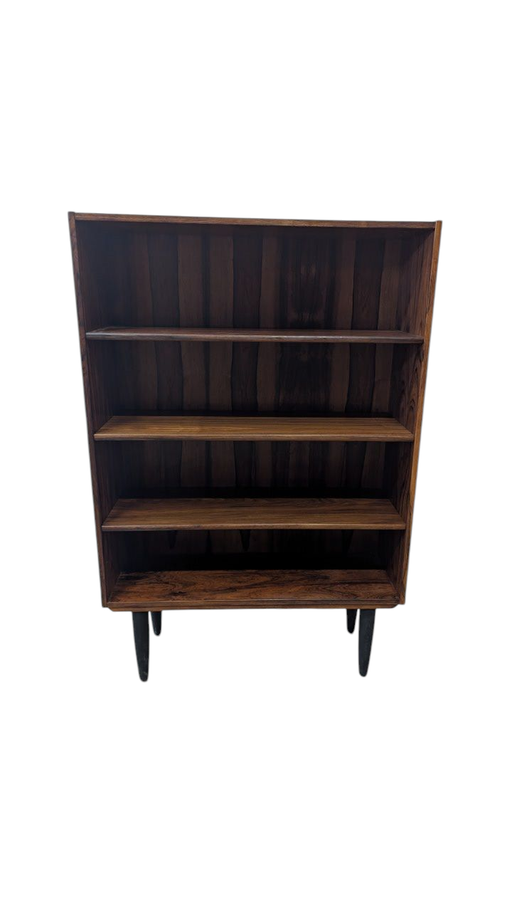 Vintage 1960s bookshelf bookcase adjustable shelves rosewood restored