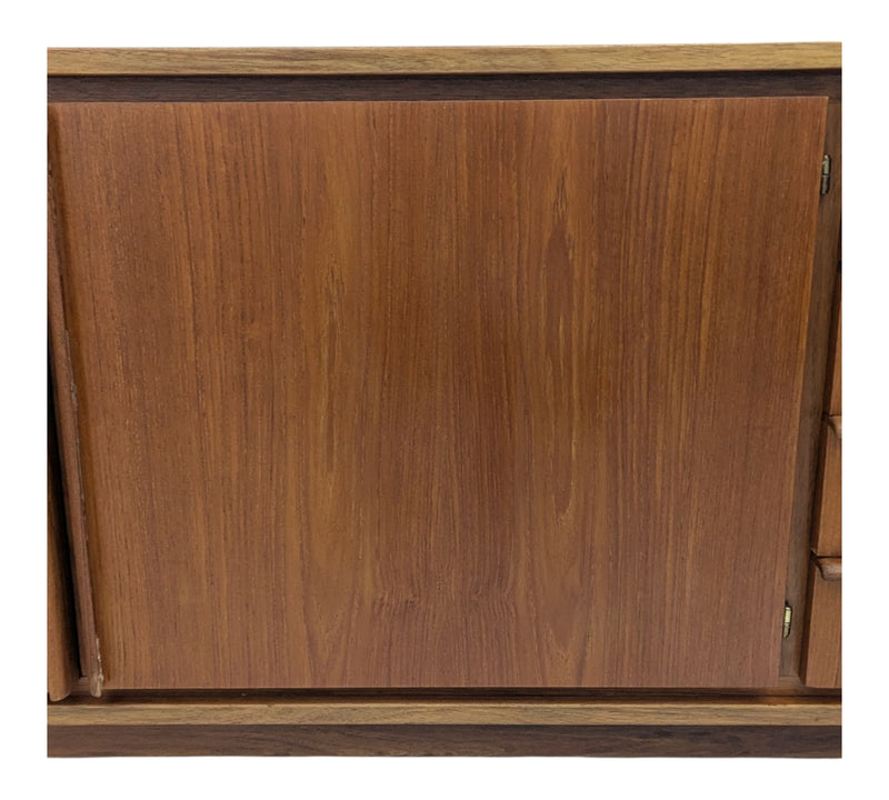 Pre - order: Authentic Parker sideboard lip 3 door 1960s teak buffet restored mcm credenza