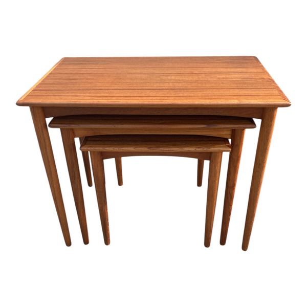 Pre order - Nest of coffee tables Parker original 1960s genuine blackwood version fully restored