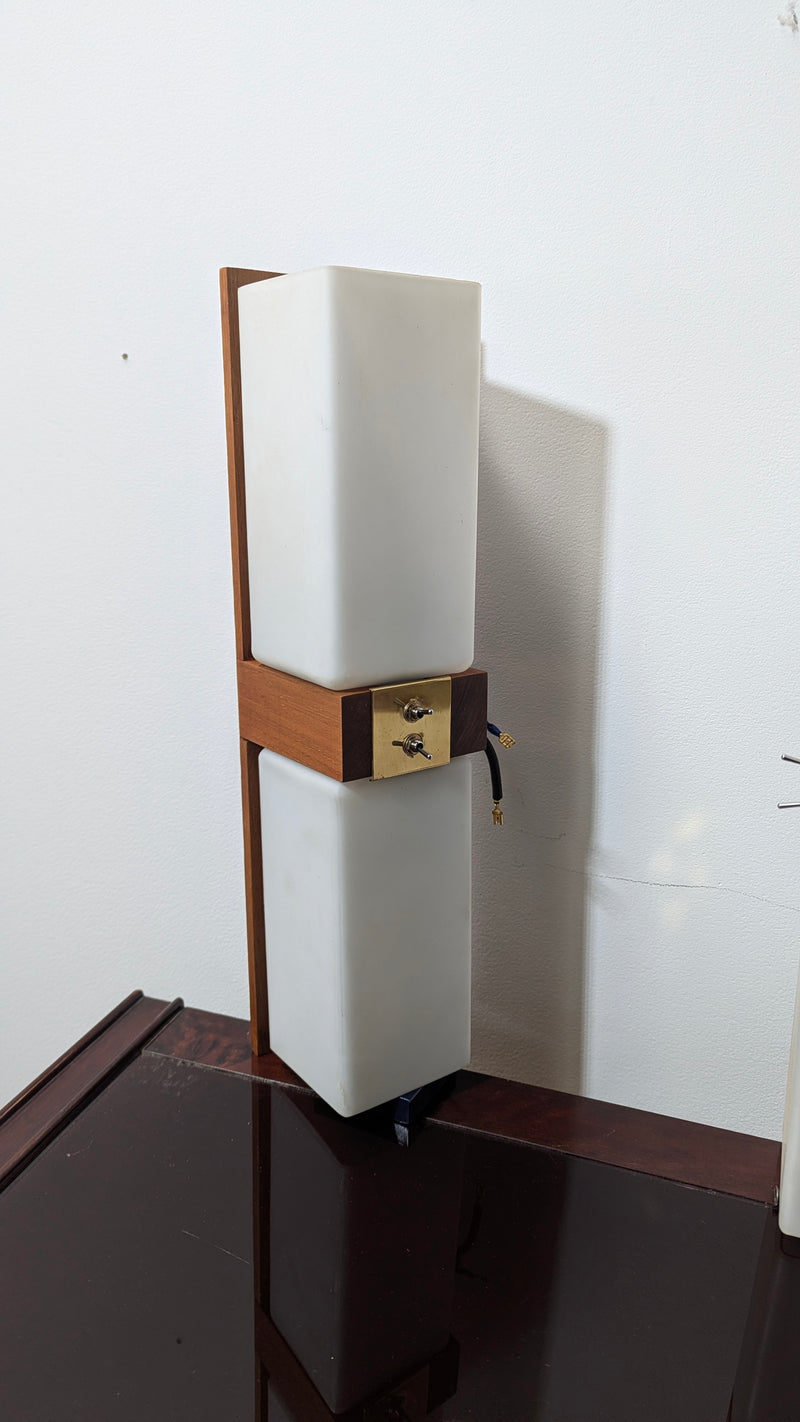 Wall sconces mid century original restored 1960s