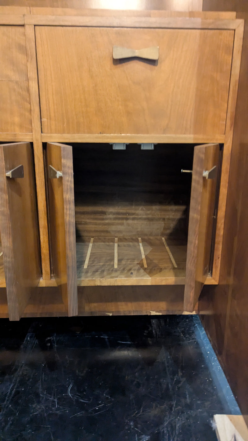 Rudowski MCM desk wall corner unit turntable radio sideboard 1965 bespoke rare