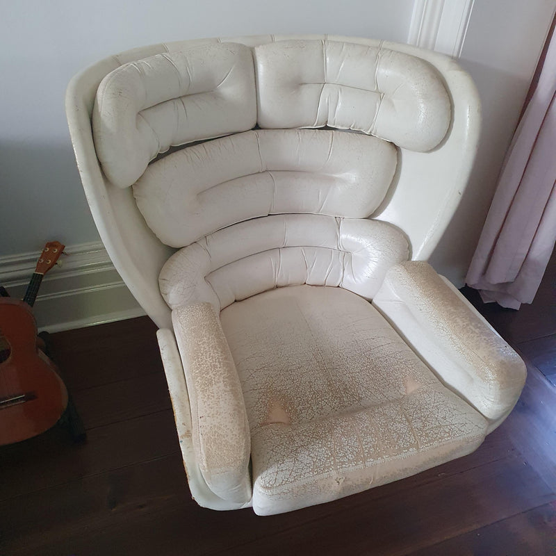 Restoration of original Joe Colombo armchair