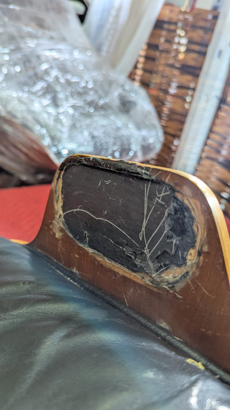 Restoration of original Charles Eames chairs and ottoman Herman Miller 2000s model