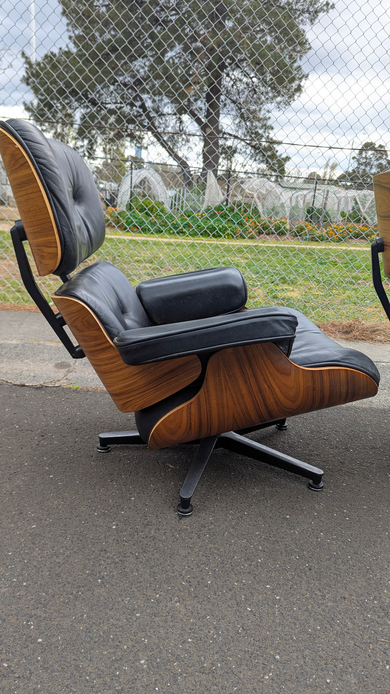 Restoration pair of Eames chairs replica