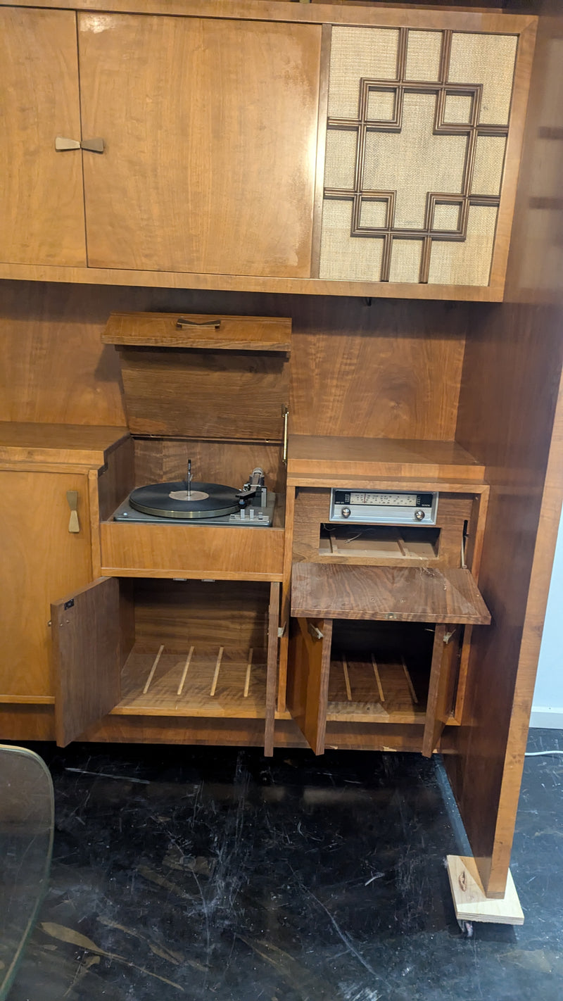 Rudowski MCM desk wall corner unit turntable radio sideboard 1965 bespoke rare
