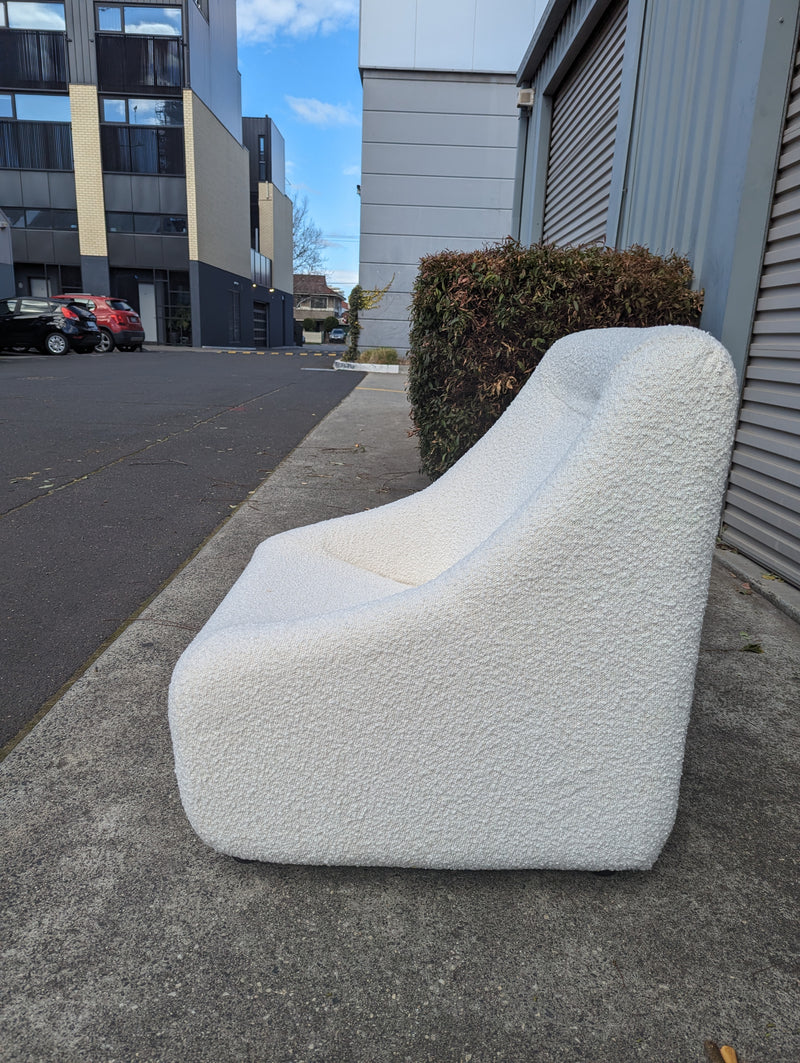 Pre order - Authentic Featherston Uniroyal Numero 1V IV highback armchair Warwick boucle white